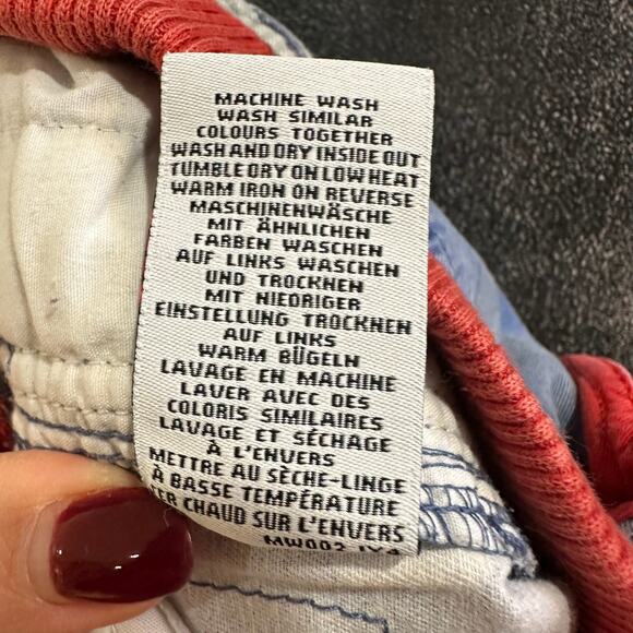 Mini Boden Blue/Grey Camo Cargo Pants, GUC, Sz 8Y (8C) - Picture 6 of 6